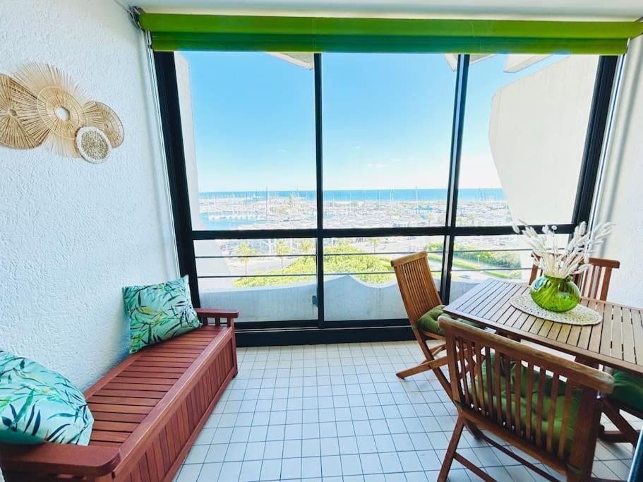 Studio Chic & Cosy Vue Mer, Clim, Parking La Grande Motte Ngoại thất bức ảnh