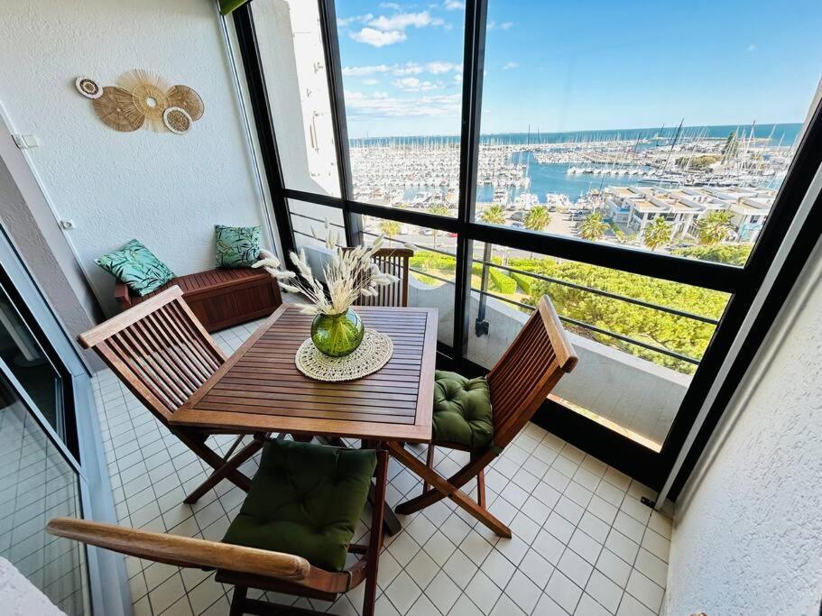 Studio Chic & Cosy Vue Mer, Clim, Parking La Grande Motte Ngoại thất bức ảnh