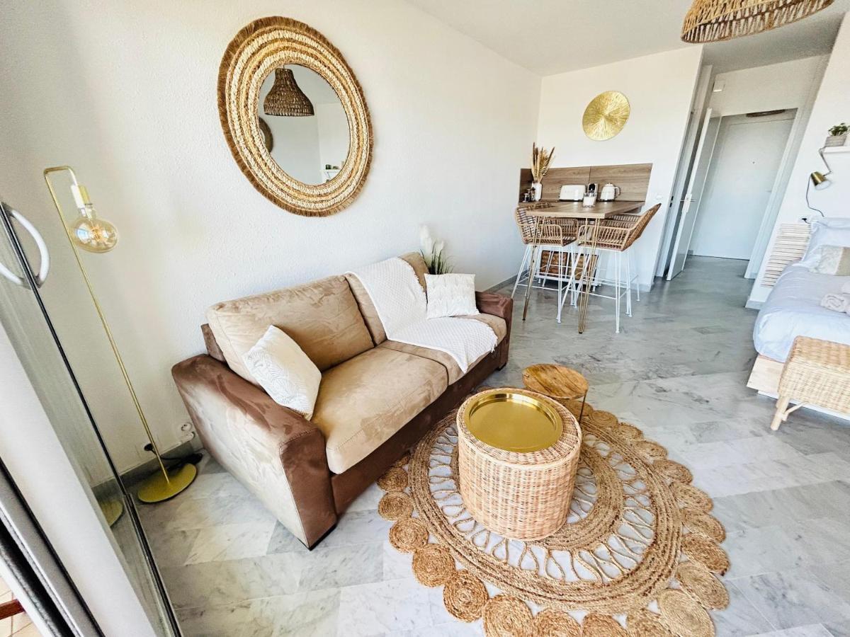 Studio Chic & Cosy Vue Mer, Clim, Parking La Grande Motte Ngoại thất bức ảnh